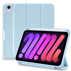 MS factory iPad mini 7 6 p P[X mini7 (A17 Pro 2024 7) mini6 (2021 6) y[ ϏՌ ACpbh~j Jo[ \tgTPU I[gX[v [dΉ AX u[ F IPDM6-S-HDR-LSK