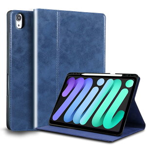 Gexmil �P�[�X iPad Mini 8.3 �C���`,iPad Mini 7���� A17 Pro 2024, 6�����p (2021) �������U�[�� �y�����[,�Ռ��h�~ �ی�P�[�X �ϏՌ��� �y�� �h�w��,�I�[�g�X���[�v/�E�F�C�N,�u���[