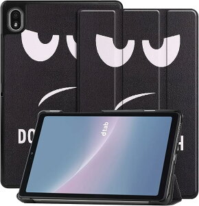 For NTT Docomo dtab Compact d-52C ケース dtab D-52C カバー 【Jinmdz】軽量 薄型 耐衝撃 傷防止 PU レザー スマートカバー ハード 背面 三つ折り スタンド オートスリープ ウェイクアップ 機能 dtab d-52C 8.4