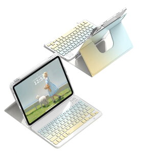 cu iPad Air 11'' 2024 / iPad Pro11  4 3 2 1 L[{[hP[X iPad Air4 / Air5 L[{[hP[X }Olbg O\ 3 in 1  BluetoothL[{[h wʃJo[ Of[VJ