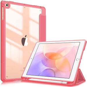 Fintie iPad 9.7 2018 2017 / iPad Air 2 / iPad Air 1 P[X obNJo[ Apple Pencil [\ O܃X^h X[v@\ y ^ h~ PUU[ TPU iPad 9.7 6 / 5Ή (XCJ