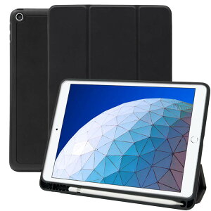 MS factory iPad Air 2019 p P[X Apple Pencil [ ϏՌ Jo[ Air3 10.5 ACpbh GA[ 3 ipadair 10.5C` X}[gJo[ \tg TPU I[gX[v ubN  IPDA3-S-HDR-BK