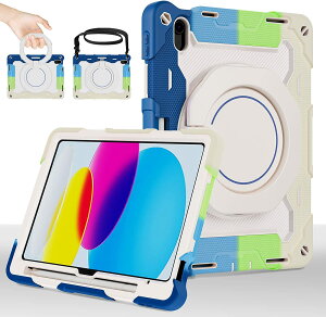 ?uiPad 10 P[X ϏՌ V_[t 360°] X^h y [ ipad 10 10.9C` 2022 VR n[h ho 킢 ACpbh10Jo[ LbY q, Jt-u[