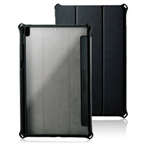 �G���R�� iPad Air 2019�N���f�� iPad Pro 10.5�C���` 2017�N���f�� �t���b�v�J�o�[ �w�ʃN���A ZEROSHOCK �X���[�v�Ή� �u���b�N TB-A19MZEROBK