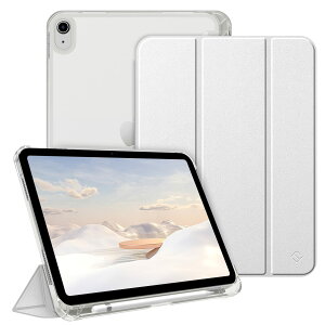 Fintie iPad 10 P[X 2022 obNJo[ Pencil [\ O܃X^h X[v@\ y ^ h~ PUU[ iPad 10.9C`(fԍA2696AA2757AA2777)iVo[j