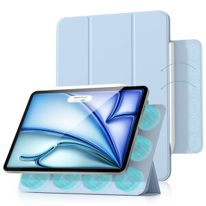 Aoub iPad Air 11C` P[X M2 2024 iPad Air 5/4 P[X 2022/2020 }Olbg P[X iPad Pro 11 P[X 2018 Cz O܃X^h I[gX[v/EFCN Apple Pencil Pro/USB-CΉ y[ X