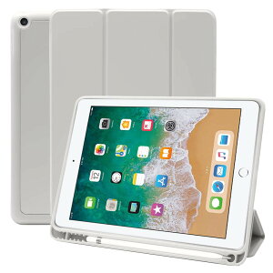 MS factory iPad 9.7 p P[X 2018 2017 ACpbh 5 6 Jo[ Apple Pencil [ ϏՌ X}[gJo[ \tg TPU I[gX[v yVz_[ Cg O[ IPD-5-S-HDR-LGY