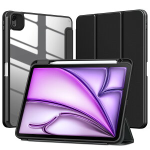 NIMASO iPad Air 13C` P[X(2024)(M2) 6 Ή iPad Pro 12.9 P[X(2022/2021/2020)p O܂ X^h 蒠^ pxύX\X^h yz_[t ϏՌ h~ h~ Yt