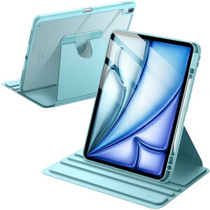 JEDirect ]P[X iPad Air 13C` M2i2024jp Pencilz_[t 360°]ی X^hJo[ NAobN I[gEFCN/X[v (u[)