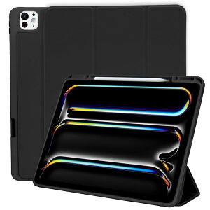 MS factory iPad Pro 13C` M4 2024 p P[X y[ ϏՌ \tgTPU Jo[ Pro 13 7 X^h I[gX[v ubN  IPDP13m4-S-HDR-BK