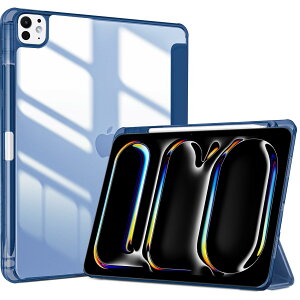 ProCase iPad Pro 11C` P[X M4 (2024N 5) p (A2836 A2837 A3006) y[  NAobNJo[ P[X X ϏՌ O܂ X^h X}[gJo[ - lCr[