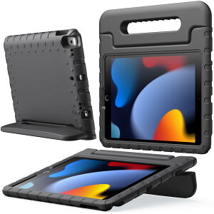 JEDirect qp P[X iPad 10.2C`(9/8/7A2021/2020/2019)/iPad Air 3 10.5C`(3A2019)/iPad Pro 10.5C` 2017Ή ϏՌ yʃ^ubgJo[ nhX^ht (ubN)