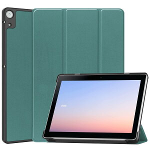 For NTT Docomo dtab Compact d-52C ケース dtab D-52C 8.4インチ カバー 【Jinmdz】軽量 薄型 耐衝撃 傷防止 PU レザー スマートカバー ハード 背面 三つ折り スタンド オートスリープ ウェイクアップ 機能 dt