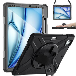 ZenRich iPad Air 13C`(2024) P[X ϏՌ | y[ | 360°]X^h | nhXgbv | V_[Xgbv iPad Air M2 13 C` SʕیP[XiKisƎҁj