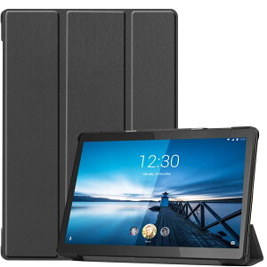 Huy for Lenovo Tab M10 FHD Plus ^ubg P[X V^ Jo[ NEWf X^h@\t یP[X O ^ PU U[ Sʕی^ Lenovo-TB-X606 Ή (ubN)