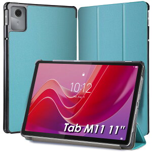 Hianjoo Lenovo Tab M11/B11/K11 �Ή� �P�[�X 10.95�C���` �^�u���b�g�P�[�X Lenovo Tab M11/B11/K11 �Ή� �J�o�[ �X�^���h�@�\�t�� �I�[�g�X���[�v�@�\ �S�ʕی�P�[�X �ϏՌ� �C�菝�h�~ - �~���g�O���[��