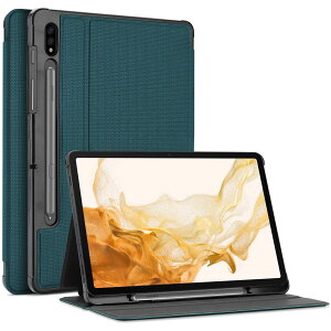 ProCase Galaxy Tab S8 Plus/Tab S7 FE/Tab S7 Plus 12.4" یP[X 2020 [S Pen z_[t]A cƉɃX^h yʃtHIJo[ Kp@FGalaxy Tab S8 PlusiSM-X800 X806j/Tab S7 FEiSM-T730j/Tab S7 Plus 12.4C