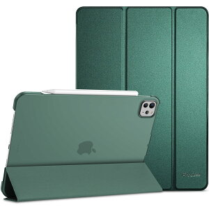 ProCase iPad Pro 11C` P[X M4 (2024N 5) p (A2836 A2837 A3006) X ϏՌ O܂ X^h X}[gJo[ - ~bhiCgO[