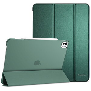 ProCase iPad Pro 13C` P[X M4 (2024 7jy ϏՌ O܂ X^h X}[gJo[ Pencil Pro & USB-CΉ(~bhiCgO[)