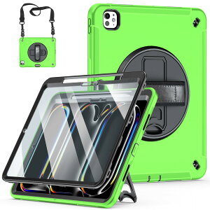 Miesherk iPad Pro 13C` P[X 2024 7 Ή Owی ϏՌ 360°X^h Jbg y[ Pencil Pro/USB-C Ή nhV_[Xgbv d rWlX  q iPad Pro 2024