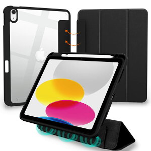 MS factory iPad 10 p P[X iPad 10 tJo[ O\ wʓ y[ Jo[ ϏՌ ACpbh 10.9 2022 X^h I[gX[v ubN  IPD-10-S-DET-BK