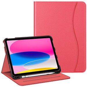 Fintie iPad 10 P[X 2022 10.9 C` یJo[ Apple Pencil [\ 2܃X^h }`p I[gX[v@\t |Pbgt h~ PUU[ (fԍA2696AA2757AA2