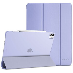 ProCase iPad Pro 13C` P[X M4 (2024 7jy ϏՌ O܂ X^h X}[gJo[ Pencil Pro & USB-CΉ(Cgp[v)