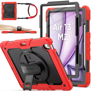 SEYMAC stock 2024N 13C`iPad Air(M2)ϏՌP[X یtBt y[ 360°]X^h nhXgbv V_[Xgbv SʕیJo[ iPad Air 13 2024p^ibhj