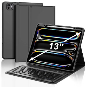 y2024NŁz iPad Pro 13 C`L[{[htP[X (M4) 2024 BluetoothL[{[hJo[ ipad pro 13 L[{[h I[gX[v X^h@\ Apple Pencil[dΉ 㑤[ ϏՌ Sʕی ^