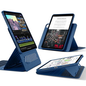 ESR iPad Pro 13�C���` �P�[�X M4 2024��p ��O���\�ȃ}�O�l�b�g�J�o�[�t����]���P�[�X �c����/�������X�^���h 9�i�K�̊p�x���߉\ Pencil Pro/USB-C���S�Ή� Shift�V���[�Y �u���[