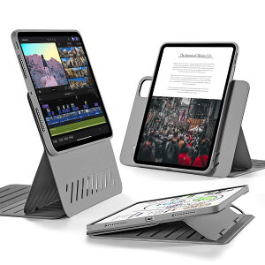 ESR iPad Pro 11C` P[X M4 (2024A5)p O\ȃ}OlbgJo[t]P[X c/X^h 9iK̊px߉\ Pencil Pro/USB-CSΉ ShiftV[Y O[