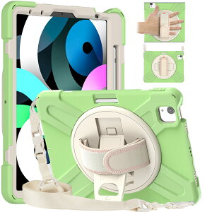 �J���t�� 2024 iPad Air 11 M2 /iPad Pro 11 �P�[�X 2022/ 2021 /2020/ 2018 �΂ߊ|�� 360°��] iPad Air4 2020/ Air5 2022 �P�[�X iPad Air ��4/5���� 10.9�C���`�P�[�X �X�^���h �V�����_�[�X�g���b�v �n���h�x���g �y��