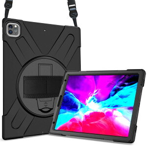 ProCase iPad Pro 12.9 V_[P[X 2020 2018, ϏՌEobNJo[ X^h Ή[FiPad Pro 12.9C` 4 2020 / 3 2018 ?ubN