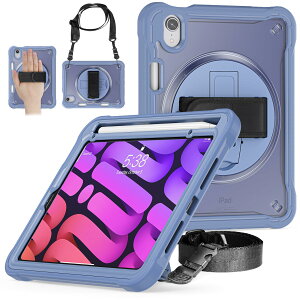 360x ] nhxg iPad Mini 6 Mini 7 P[X cu u X^h V_[Xgbvt iPad mini 6 /iPad mini A17 Pro Jo[ | ΂ߊ| y[ ϏՌ TPU+PC Jo[