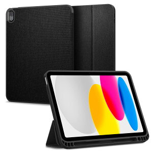 Spigen ipad 10 P[X X^h ϏՌ Apple Pencil[d [ 菝h~ t@ubNJo[ I[gX[v A[oEtBbg ACS05306 (ubN)