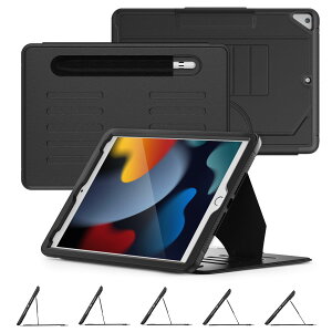 Timecity iPad  9/8/7  10.2C` P[X (2021/2020/2019) ϏՌ 5iK̓X^h }Olbg یJo[ J[h&y[ X}[gJo[ I[gX[v/EFCN@\ iPad 9/ 8/ 7