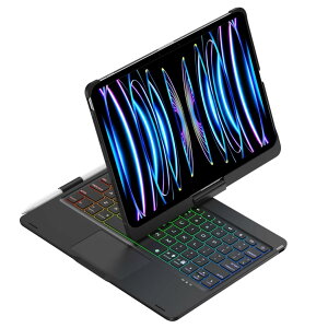 360] 2024 iPad Pro 11 C` M4 L[{[h P[X ^b`pbh obNCgt ܂肽 2024N^ iPadPro11 L[{[h Jo[ ̌^ gbNpbht,ubN