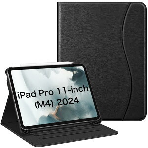 Fintie iPad Pro 11C`(M4) P[X 2024 یJo[ Apple Pencil [\ Apple Pencil ProCX[dΉ 2܃X^h }`p I[gX[v@\t h~ PUU[i1ubN
