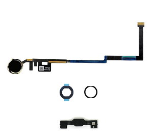 �z�[���{�^�� �����p iPad 6 ��6���� 9.7�C���` 2018 (A1893 A1954) iPad 5 ��5���� 2017 (A1822 A1823) �t���b�N�X�P�[�u���R�l�N�^�[ (�u���b�N�S�[�������O)