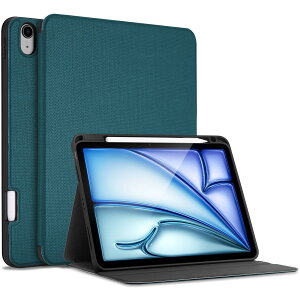 ProCase iPad Air 11C` M2 (2024) Air 5 P[X 2022 (5) Air 4 P[X 2020 (4) yV[ cƉɃX^h ϏՌ I[gX[vΉ ?eB[