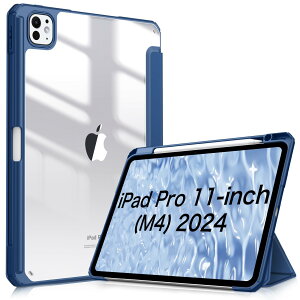 Fintie iPad Pro 11C`(M4) P[X 2024 obNJo[ Apple Pencil [\ Apple Pencil ProCX[dΉ O܃X^h X[v@\ y ^ h~ PUU[ TPUilCr[j