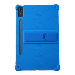 Lenovo Tab P12 12.7�C���` /Lenovo Xiaoxin Pad Pro 12.7�C���` �^�u���b�g�p �J�o�[ �P�[�X �^���h�P�[�X �X�^���h�@�\ �Ռ��z�� ���y�� �V���R�� �P�[�X, darkBlue