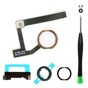 TPhaelay �z���C�g�z�[���{�^�������iiPad Mini 5 7.9 2019 5���� A2133 A2124 A2125 A2126�݂̂ɓK���t���b�N�X���{���P�[�u���R�l�N�^�ƃh���C�o�[ (���[�Y�S�[���h�����O)