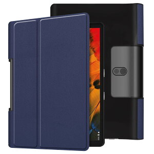 Lenovo Yoga Smart Tab 10.1/Lenovo Yoga Tab 5 YT-X705F [2019�N�V�^] ��p �P�[�X �yELMK�z�y�� ���^ PU ���U�[ �X�}�[�g �J�o�[ �ϏՌ� ���h�~ �N���A �n�[�h �w�� �P�[�X ��܂� �@�\ ���m�{ Yoga Smart Tab 10.1