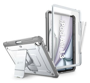 SUPCASE iPad Air 13C` 2024 M2 P[X Sʕی Apple M[dΉ Apple y[ یtBt X^h^ ȃLbNX^hیP[X UBPro V[Y