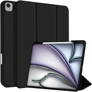 iPad Air 11C` M2 (2024) P[X O܃X^h y[ I[gX[v/EFCN@\Ή ϏՌ ^ y Sʕی h~ EȒP - ubN