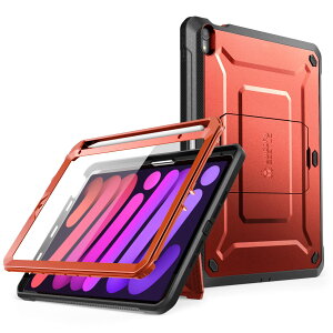 SUPCASE iPad Mini 第6世代 8.3インチ(2021)、ケース 全面保護 Apple 鉛筆充電対応 保護フィルム付き スタンド内蔵型 頑丈なキックスタンド保護ケース UBPro シリーズ