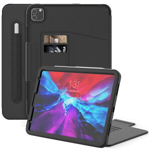 iPad Pro 11 P[X 2020 7̊pxɑΉ I[gX[v/EFCN J[h[ Sʕی^ Pencilz_[t iPad Pro 11C` pJo[ ()