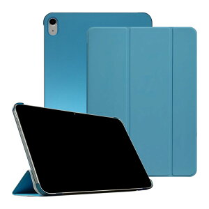 Ryo楽々生活館 iPad 10 ケース iPad 第10世代 2022 10.9 インチ ケース iPad10 第10世代 10.9インチ カバー オートスリープ 三つ折り スタンド 耐衝撃 アイパッド 10 第10世代 2022 10.9 ケース ブルー