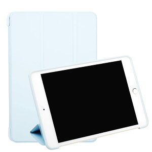 JHZZWJ ipad 9 10.2 2021 / ipad 8 2020 / ipad 7 2019 p P[X ipad 7/8/9 p Jo[ X}[gJo[ X^hP[X O܂ݎ I[gX[v light blue